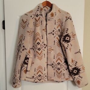 Avalanche Cream and Brown Teddy Jacket